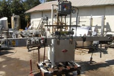 MRM Elgin, Eight Filler w/ in/out feed conveyor, (1) filling piston, 10 spouts capacity