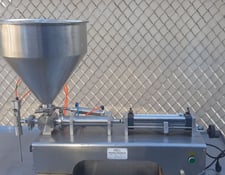 Techtongda, Single Head Piston Filler, Stainless Steel, 100-1000 ml Filling volume, 1-25 cycles/min., 1/4"
