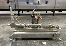 Hinds Bock #SP-64, Sigle Piston Filler, 64 oz per cycle capacity, 3" width x 12" chamber