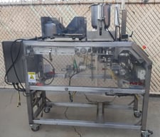 Dura-Pack #M7S, fully automatic pre-made pouch filling & sealing m, 15 bags/min., 4"-14" width x 6"-18" L Bag