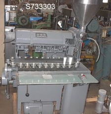 Arenco #GAB-24, Tube Filler, automatic filling & sealing for metal & plastic tubes, 6-Station, 45 tubes/min.