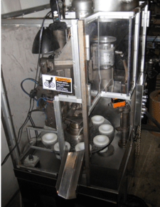 Tonazzi #Colibri 40, Tube Filler, Seal & Trim Machine, 35 tubes/min., 0.1-8.5 fluid ounces