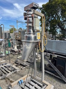 PIAB, Volumetric Filler, 8" diameter x 16" H Filling Section w/5" diameter Outlet & 2" feed inlet