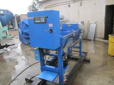 18" Lanco #D50, Plate & Frame Filter Press, polypropylene, (5) plates, 2 cu.ft., 13.7 GPM, 550 RPM