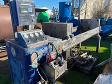 36" Pacific Filter Filter, Recessed Filter Press, (55) polypropylene recessed plates, 1/4" recess, 318 sq.ft.