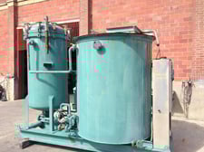 116 sq.ft. Industrial, Pressure Leaf Filter, Carbon Steel, 500 gallon mix tank, 36" diameter Tank, 60 psi @
