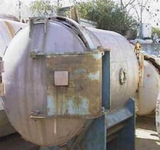 300 sq.ft. Toronto Coppersmithing, Pressure Leaf Filter, 48" diameter Leaf, 110 psi @ 200 F, 1/2 HP, vertical