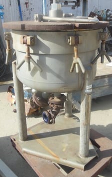 7.16 sq.ft. Niagara #18-4D-SJ, Pressure Leaf Filter, 20" diameter x 14" deep vertical tank, 0.96 cu.ft. cake