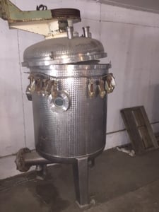Chemap, Spinning Leaf Pressure Leaf Filter, 795 liters, 36" diameter x 36" deep Stainless Steel tank