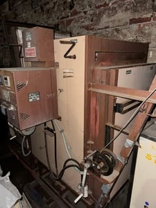 36" width x 36" H x 24" D Ceramic Fiber Fabrication #CSE-EV-18-2DL, Box/Envelope Style Furnace, 18 cu.ft.