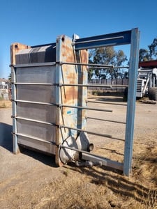 2500 sq.ft., Sondex, S160-19 113, Plate Type Heat Exchanger, (112) 39" W x 92" L Stainless Steel plates, (1)