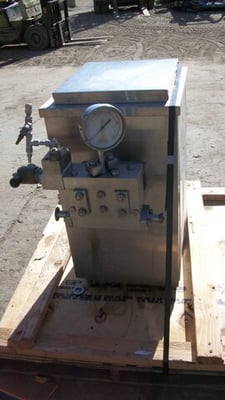 Single Stage Homogenizer, (2) 3/4" diameter Plungers, 5000 psi, 3 HP, 1160 RPM, 230/460 V