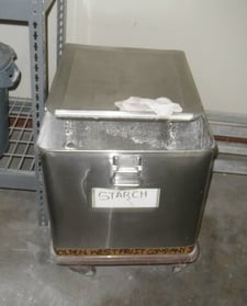 5 cu.ft. Starch Hopper, Stainless Steel