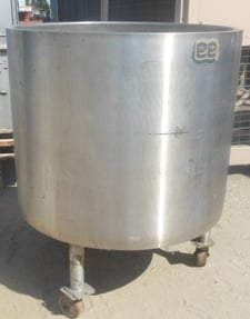 100 gallon Lee Industries #100D, Jacketed Kettle, Stainless Steel, 36" diameter x 32" deep, 1.5" center