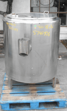 60 gallon Groen/Dover #H60, Jacketed Kettle, Stainless Steel, 30" width x 22" deep Bowl, 1.5" center bottom