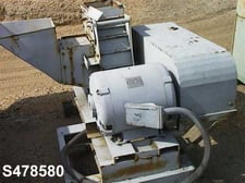 Cutler-Hammer Mill, Carbon Steel, 24" diameter x 10" width Chamber, 12" x 14" feed hopper, 10" x 15"