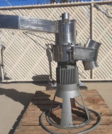 CFM, Hammer Mill, Herb Grinder/Pulverizer, 6-1/4" diameter x 3" H Chamber, 9" L x 6" width x 2" H feed pan