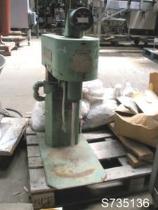 Premier Mill #2500-HV, Dispersion Mixer, 3/4" diameter x 10" L Stainless Steel shaft, 2 HP, 3450 RPM, 230/460