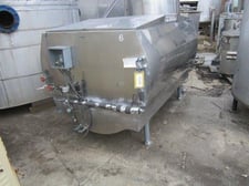 500 gallon Ce Howard Howard #3711, Stainless Steel Horizontal Tank, Trough Type, 42" wide x 75" long x 42"