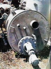 650 gallon Kennedy, Stainless Steel Tank, Agit, Insulated, 4' 6" diameter x 5' 6" high, 1991