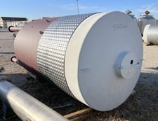 1200 gallon Criveller Ganimede, 304 Stainless Steel, Jkt, Wine Fermentation Tank, 68" diameter x 106"