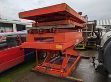 6000 lb. Laweco #6000-KG, Lift Tables, 60" x 142" table, no hydraulic units, 2002 (2 available)