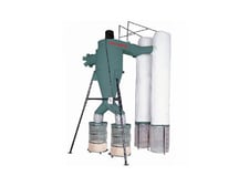 5000 cfm Cam-Wood #DC-10 STA, Cyclone Dust Collector w/After-Filters, 2-Stage, 13" x 4" x 5" diameter Inlet
