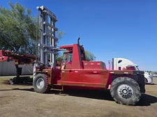 125443 lb. Kalmar #KLMV42-1200, 95595 lb. @ 48" load center, 394" lift, 20'-40' toplift spreader w/ 77162 lb.