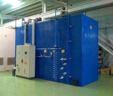 Pujol #HST-4525, Heat Soak Test Furnace, 4500 x 2500 mm max glass size, 425 kW, 2008