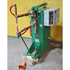 110 KVA Lors #1100AR-1-DV, spot welder, 28" depth, 2.5"arm diameter, 1-1/4"electrode,water cooling,S45015