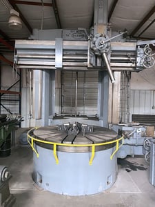 Bullard #Cutmaster, vertical turret lathe, 60" distance table to rail, 20 speeds, 16 feeds, 1980