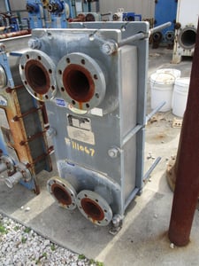199 sq.ft., Graham, GP258-750L-79, plate heat exchanger, 120FV psi, (79) plates, 320&deg;F, 2009