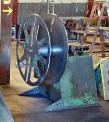 Cauffiel 1" x 0.135" scrap winder, oscillate wind