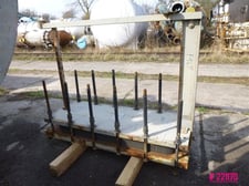 64 sq.ft., Vicarb, plate heat exchanger, 147 psi, 266&deg;F, Carbon Steel frame, 316 Stainless Steel plate, 1990