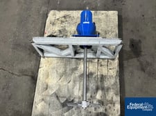.5 HP Chemineer Agitator, Stainless Steel steel shaft & blades, mounting frame, 230/460 V., S/N 2912184-3