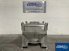 Matcon IBC Tote, Stainless Steel, 750 Liter, cone bottom, fork access, stackable, 2018