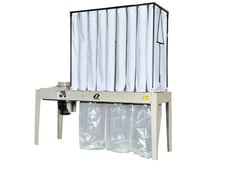 5000 cfm Extrema #DC-4100-Typhoon, Baghouse Dust Collector, 7" WG, 361 sq.ft. filter media, 12" inlet