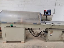 Dimter #S50, Optimizing Cutoff Saw, 4" x 12" width board capacity, 3-15/16" board thickness, 18' 6" infeed &