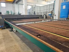 Bottero #535 AVM/46+100 BLC, Laminated Glass Cutting Line w/Belts, 4600 mm max width, 60 m/min. cut speed