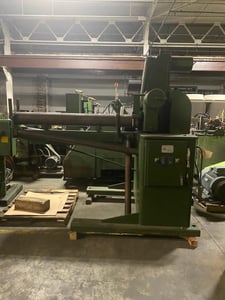 4000 lb. RMG #1216-01, uncoiler, 8" mandrel, AC motor & controls