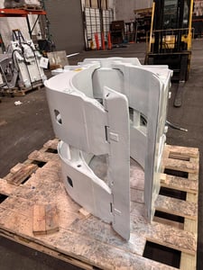 Cascade #100F-RCS-139, 60" dia clamp, 2300 psi, serial #PTL2300681-2RO