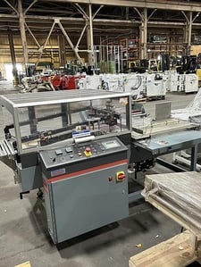 Shanklin #A27A, automatic l-bar shrink system, 35 pkg/minute, 2010