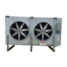 2 Fans, Krack #PCS2L-5310-4-5-RBA-HGU-RH, Ammonia Evaporator Coil, Low Temperature