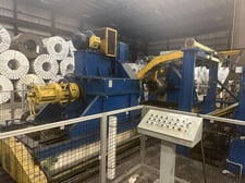 70000 lb. Automatic Feed, Servo feedline w/Her-Voss lever, 72" capacity,.023"- .128" thickness