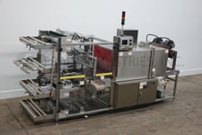 Arpac #708HBD32, automatic, Stainless Steel, intermittent motion, shrink bundler and tunnel, 5-30 cycles per