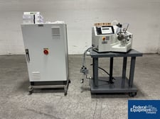 WAB Dyno-Mill #Multi-Lab, media mill, .6 liter jacketed ceramic lined chamber, ceramic KD discs, 4.5 kw
