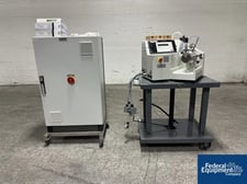 WAB Dyno-Mill #Multi-Lab, media mill, .6 liter jacketed ceramic lined chamber, ceramic KD discs, 4.5 kw