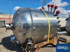 1056 gallon Hundom #HDRH-4000, Double Motion Process Kettle, Stainless Steel, 4000 Liter, 72" diameter x 60"
