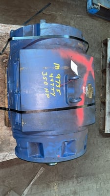 350 HP 3570 RPM Reliance, Frame 447TY, DP, 1.25 service factor, 460 Volts