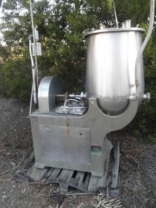 Kraft, Cheese Mixer, 5 cu.ft., 21" diameter Mixer, 12" diameter x 20" L whisk blade type agitator, pear